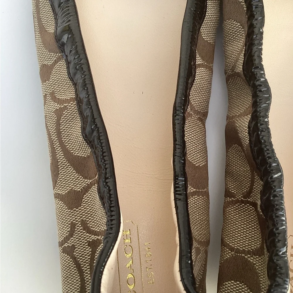 Coach Isabelle Flats size 9.5B. Brand New - Picture 11 of 12